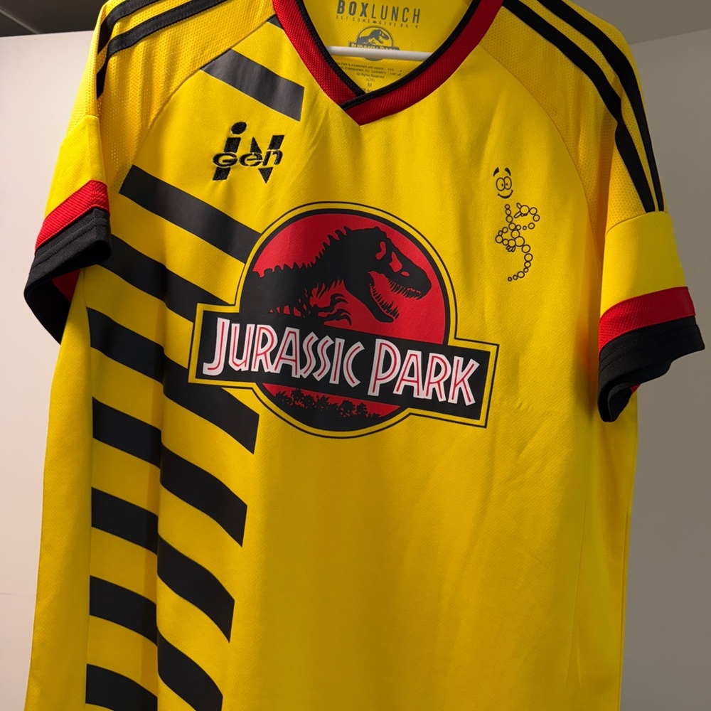Jurassic Park Yellow Graphic Jersey